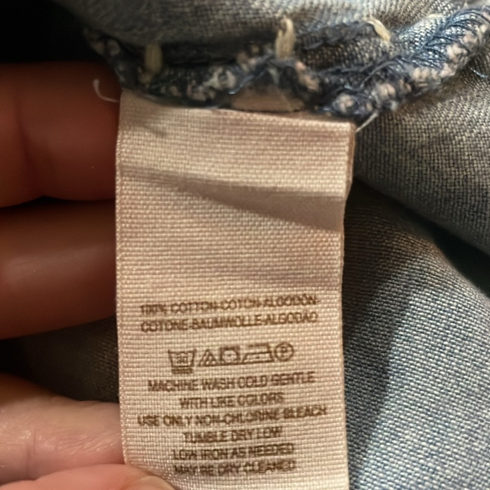 Free People Aztec chambray festival dress medium - Picture 10 of 10